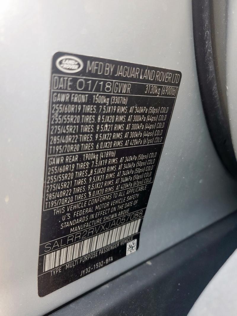 Photo 14 from auction – 2018 LAND ROVER DISCOVERY with VIN SALRR2RVXJA057088
