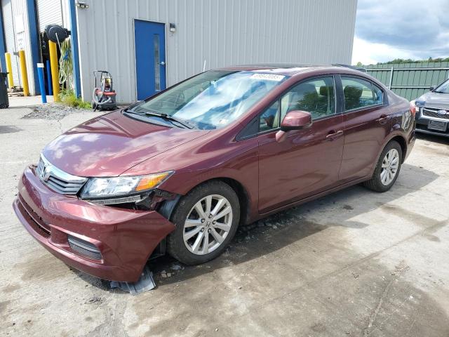 HONDA CIVIC EXL 2012 with VIN 2HGFB2F99CH532130 - Photo from auction