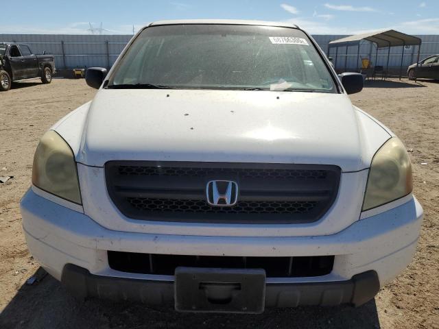 Photo 5 from auction – 2005 HONDA PILOT LX with VIN 2HKYF181X5H526408