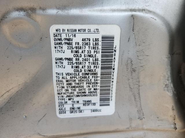 Photo 14 from auction – 2017 NISSAN ROGUE S with VIN JN8AT2MV5HW005303
