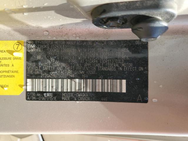 Photo 14 from auction – 2005 LEXUS RX 330 with VIN 2T2GA31U75C037246