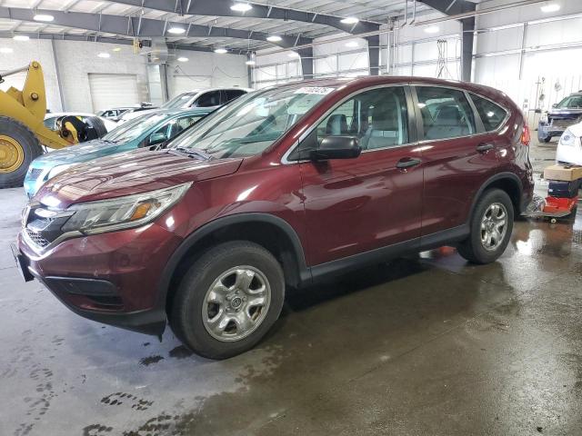 HONDA CR-V LX 2015 with VIN 5J6RM4H32FL068450 - Photo from auction