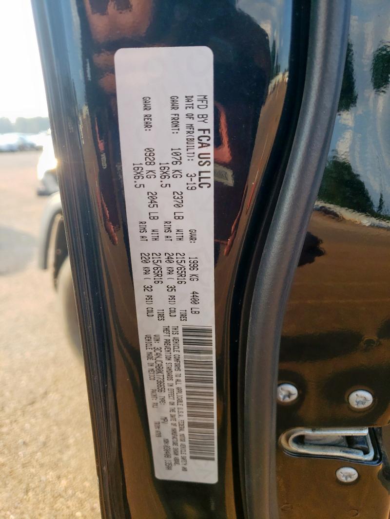Photo 14 from auction – 2019 JEEP COMPASS SP with VIN 3C4NJCAB0KT736656