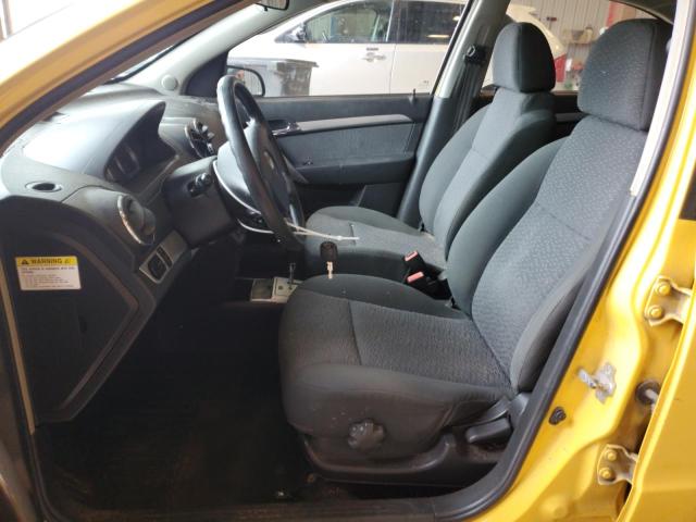 Photo 7 from auction – 2009 CHEVROLET AVEO LT with VIN KL1TG56E09B670097