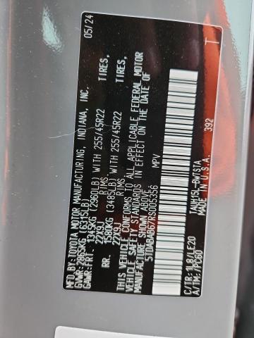 Photo 14 from auction – 2024 LEXUS TX 500H F with VIN 5TDABAB67RS005356