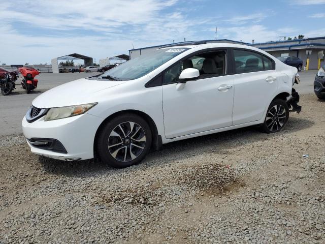HONDA CIVIC EX 2013 with VIN 2HGFB2F8XDH504023 - Photo from auction