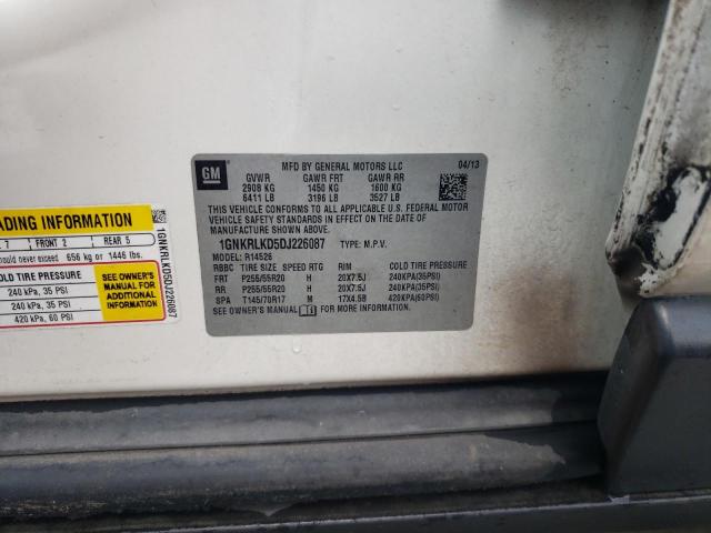 Photo 14 from auction – 2013 CHEVROLET TRAVERSE L with VIN 1GNKRLKD5DJ226087