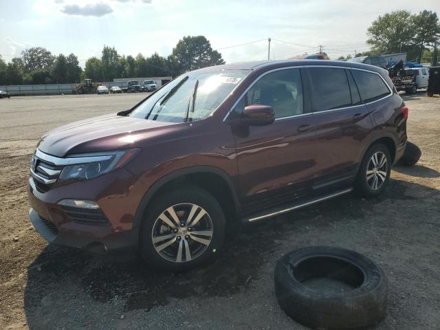 HONDA PILOT EXLN 2018 with VIN 5FNYF5H76JB014679 - Photo from auction
