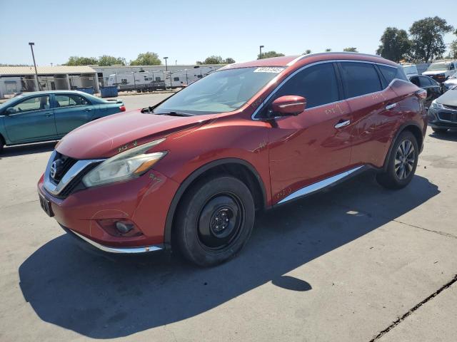 NISSAN MURANO S 2015 with VIN 5N1AZ2MG8FN216005 - Photo from auction