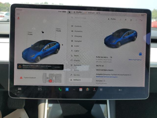 Photo 9 from auction – 2020 TESLA MODEL 3 with VIN 5YJ3E1EB3LF669111