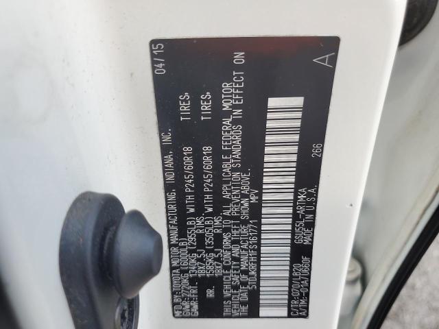 صورة رقم 14 من المزاد - 2015 TOYOTA HIGHLANDER مع VIN 5TDJKRFH1FS161771
