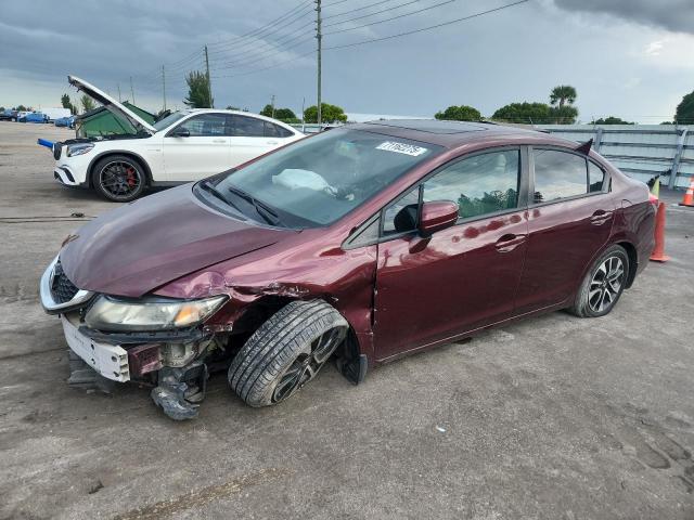 HONDA CIVIC EX 2015 with VIN 19XFB2F80FE033741 - Photo from auction