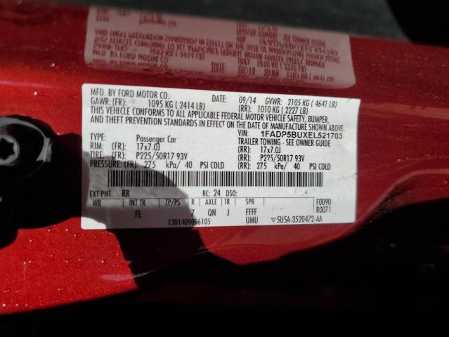 Photo 14 from auction – 2014 FORD C-MAX SEL with VIN 1FADP5BUXEL521703