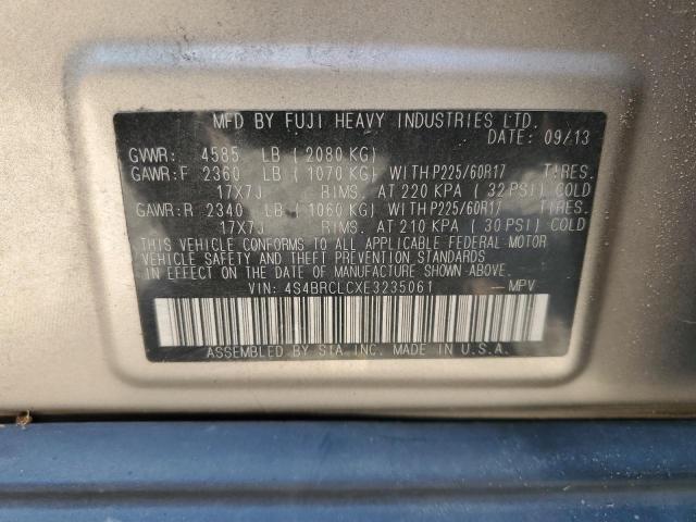 Photo 14 from auction – 2014 SUBARU OUTBACK 2.5I LIMITED with VIN 4S4BRCLCXE3235061