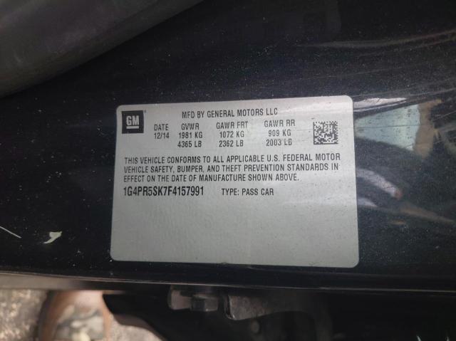 Photo 10 from auction – 2015 BUICK VERANO CON with VIN 1G4PR5SK7F4157991