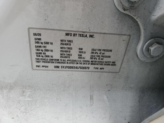 Zdjęcie 14 z aukcji – 2020 TESLA MODEL Y z VIN 5YJYGDEE4LF036970