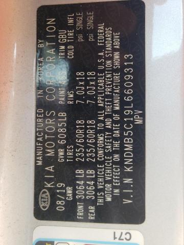 Photo 14 from auction – 2020 KIA SEDONA LX with VIN KNDMB5C19L6609313