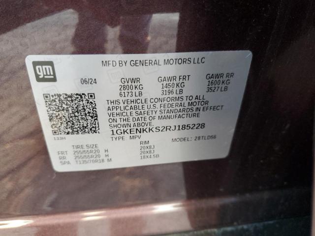 Photo 14 from auction – 2024 GMC ACADIA UPL with VIN 1GKENKKS2RJ185228