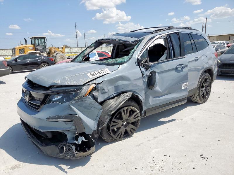 HONDA PILOT SE 2022 with VIN 5FNYF5H22NB026645 - Photo from auction