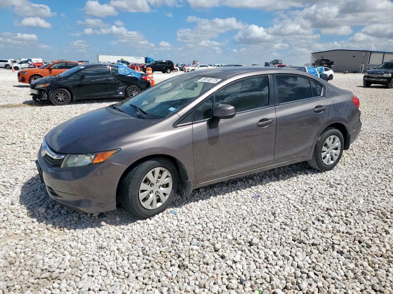HONDA CIVIC LX 2012 with VIN 19XFB2F5XCE043484 - Photo from auction
