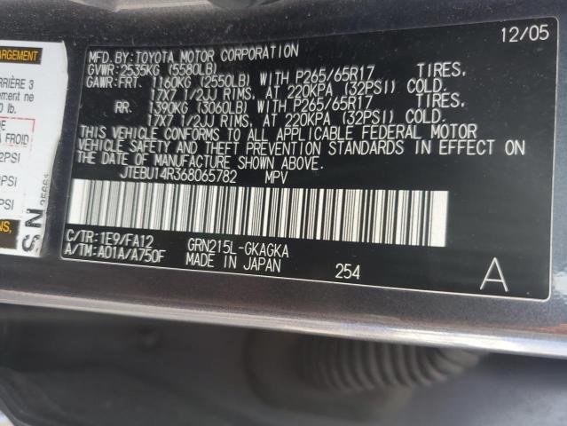 Photo 14 from auction – 2006 TOYOTA 4RUNNER SR5 with VIN JTEBU14R368065782