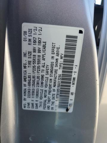 Photo 14 from auction – 2008 ACURA RDX TECHNO with VIN 5J8TB18518A013294