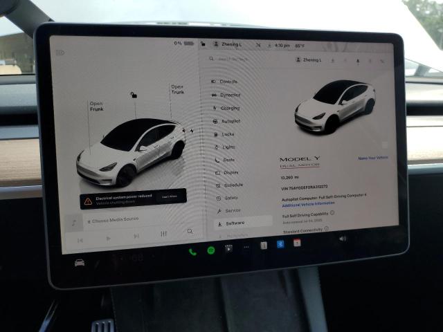 Photo 9 from auction – 2024 TESLA MODEL Y with VIN 7SAYGDEF0RA312272