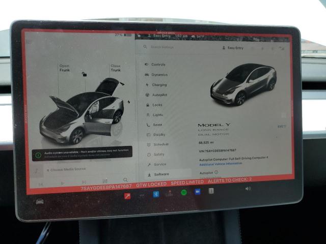 Photo 9 from auction – 2023 TESLA MODEL Y with VIN 7SAYGDEE8PA147687