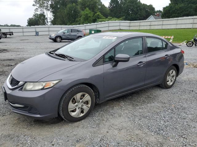 HONDA CIVIC LX 2014 with VIN 2HGFB2F57EH516380 - Photo from auction