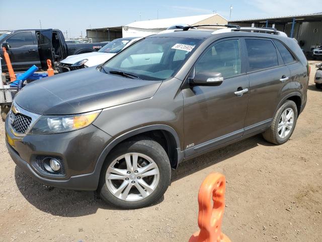 KIA SORENTO EX 2013 with VIN 5XYKUDA24DG410949 - Photo from auction