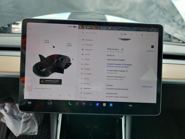 Photo 9 from auction – 2018 TESLA MODEL 3 with VIN 5YJ3E1EAXJF059114