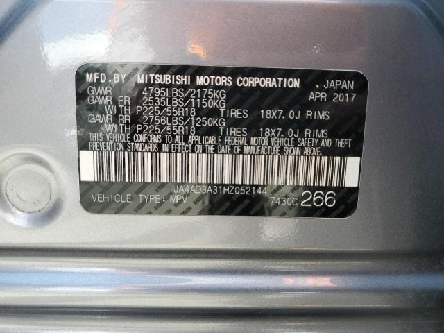 Photo 14 from auction – 2017 MITSUBISHI OUTLANDER with VIN JA4AD3A31HZ052144