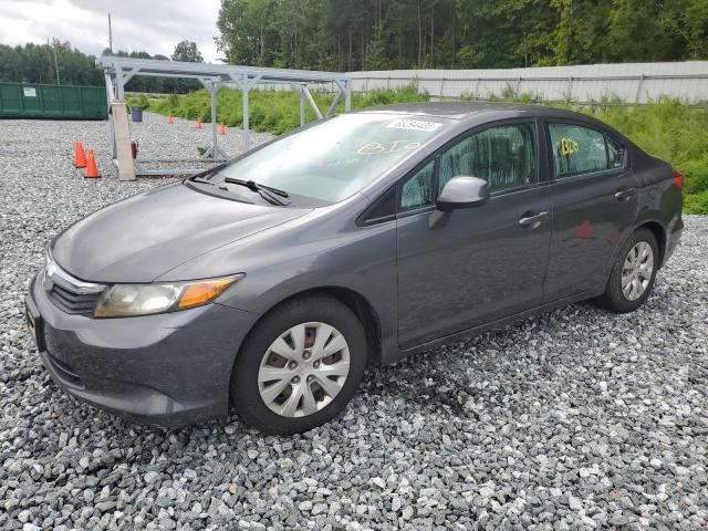 HONDA CIVIC LX 2012 with VIN 2HGFB2F56CH573571 - Photo from auction