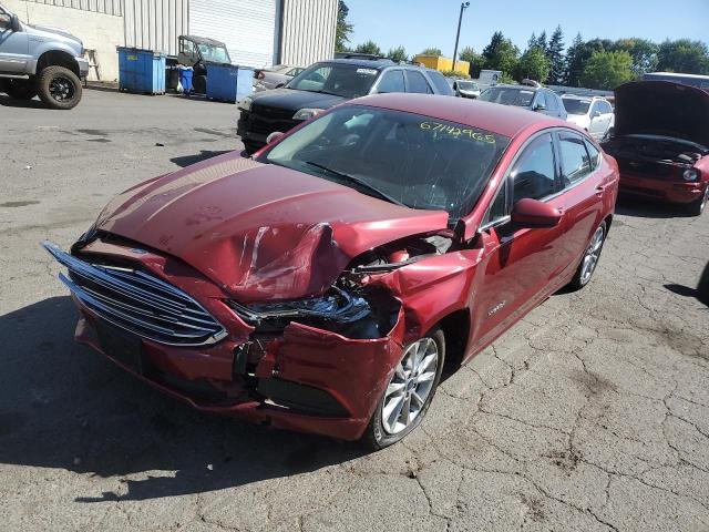 FORD FUSION SE 2017 with VIN 3FA6P0LU1HR288052 - Photo from auction