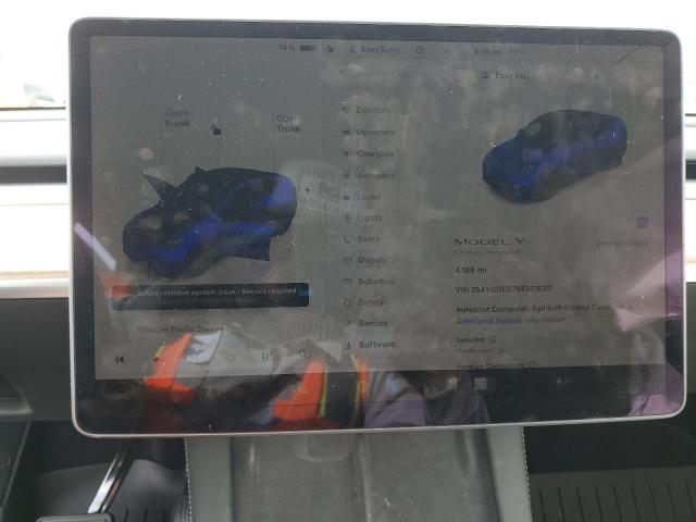 Foto 9 de la subasta – 2025 TESLA MODEL Y con VIN 7SAYGDED7SF317637
