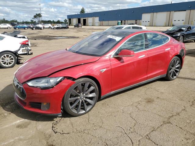 TESLA MODEL S 2015 with VIN 5YJSA1E18FF118157 - Photo from auction