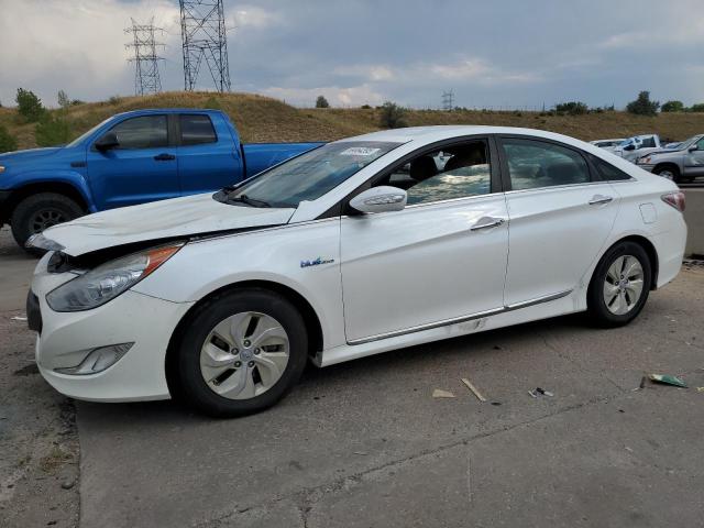 HYUNDAI SONATA HYB 2015 with VIN KMHEC4A49FA132629 - Photo from auction