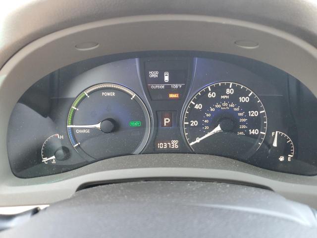 Photo 9 from auction – 2010 LEXUS RX 450H with VIN JTJBC1BA9A2021430