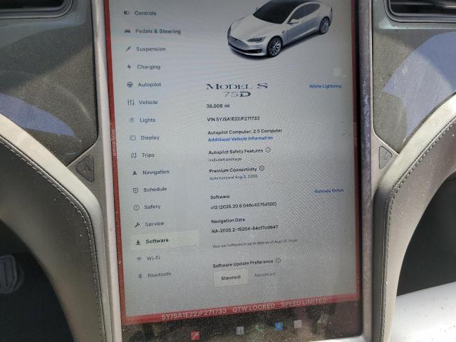 Photo 9 from auction – 2018 TESLA MODEL S with VIN 5YJSA1E22JF271733