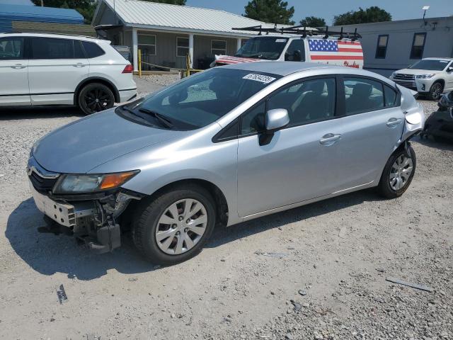 HONDA CIVIC LX 2012 with VIN 2HGFB2F59CH317456 - Photo from auction