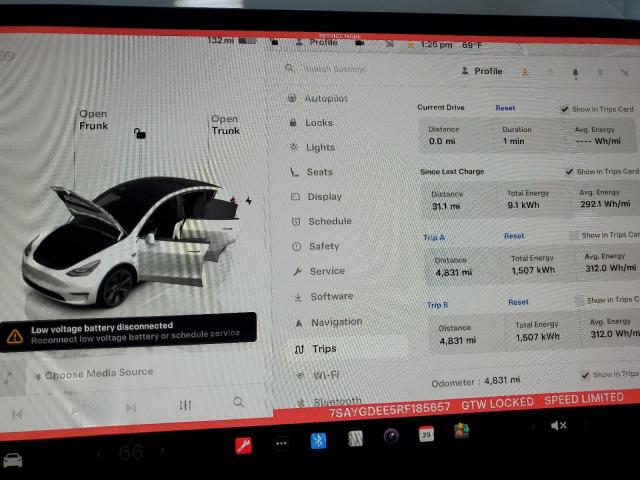 Photo 9 from auction – 2024 TESLA MODEL Y with VIN 7SAYGDEE5RF185657