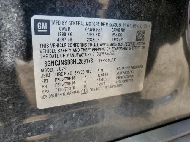 Photo 14 from auction – 2017 CHEVROLET TRAX LS with VIN 3GNCJNSB8HL269178