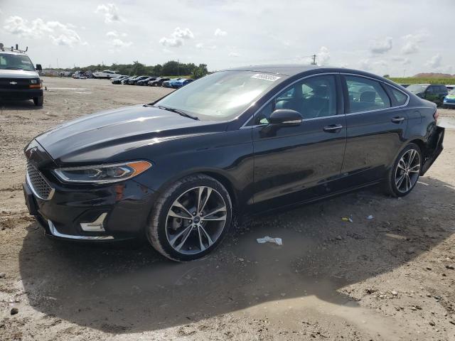 FORD FUSION TITANIUM 2019 with VIN 3FA6P0D92KR225897 - Photo from auction