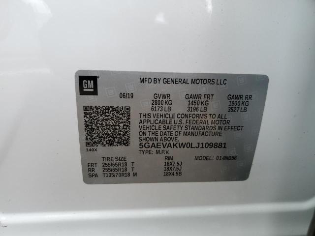 Photo 14 from auction – 2020 BUICK ENCLAVE ES with VIN 5GAEVAKW0LJ109881