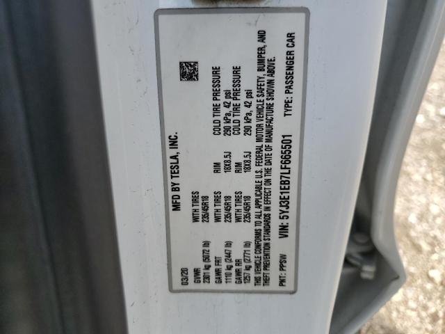 Photo 14 from auction – 2020 TESLA MODEL 3 with VIN 5YJ3E1EB7LF665501