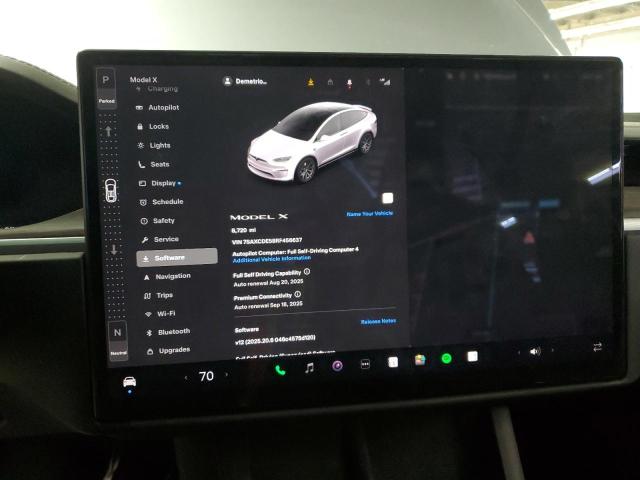 Photo 9 from auction – 2024 TESLA MODEL X with VIN 7SAXCDE58RF456637