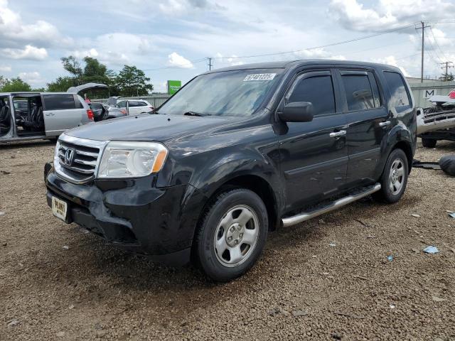 HONDA PILOT LX 2012 with VIN 5FNYF4H29CB027301 - Photo from auction