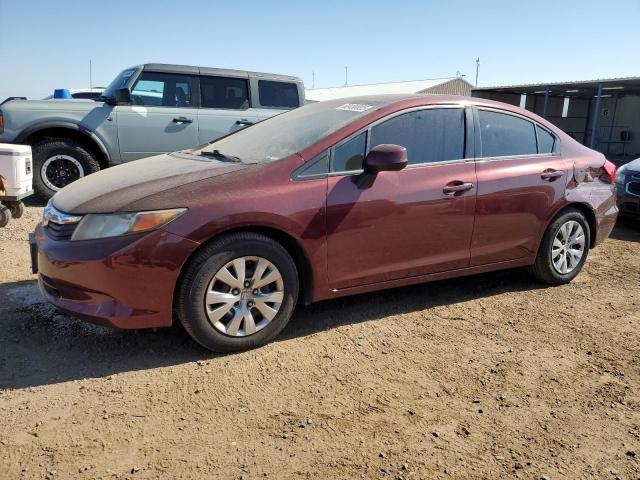 HONDA CIVIC LX 2012 with VIN 19XFB2F54CE303619 - Photo from auction