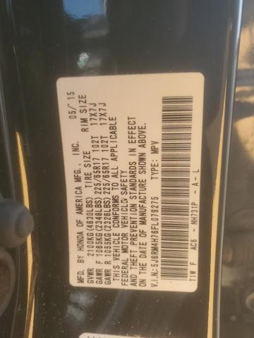 Photo 14 from auction – 2015 HONDA CR-V EXL with VIN 5J6RM4H76FL079275