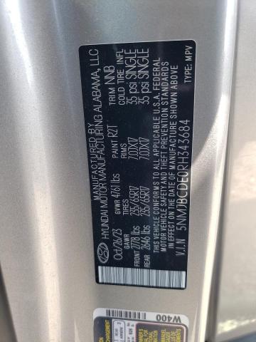 Photo 14 from auction – 2024 HYUNDAI TUCSON SEL with VIN 5NMJBCDE0RH343684